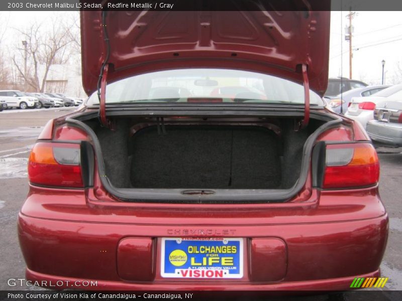 Redfire Metallic / Gray 2003 Chevrolet Malibu LS Sedan