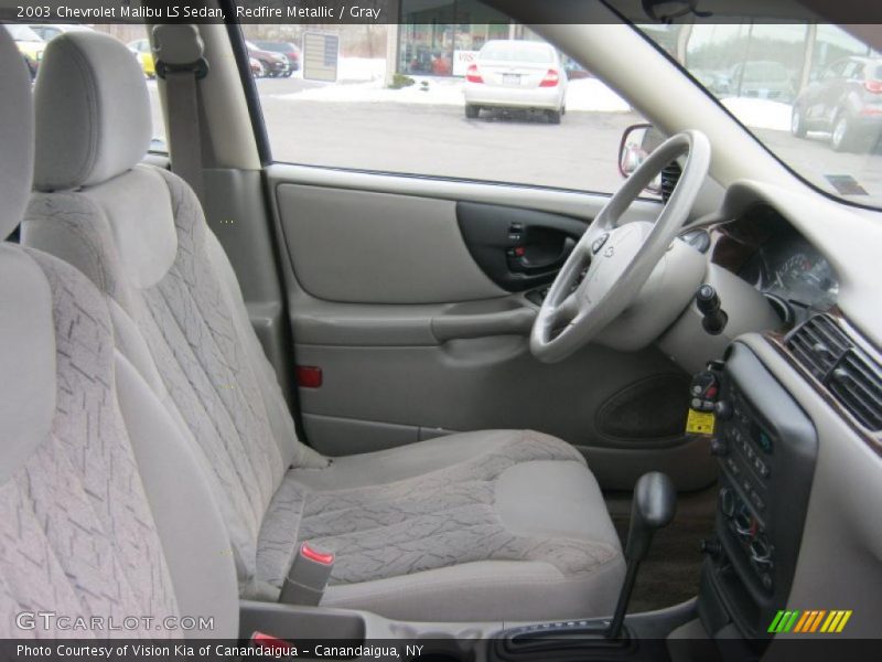 Redfire Metallic / Gray 2003 Chevrolet Malibu LS Sedan