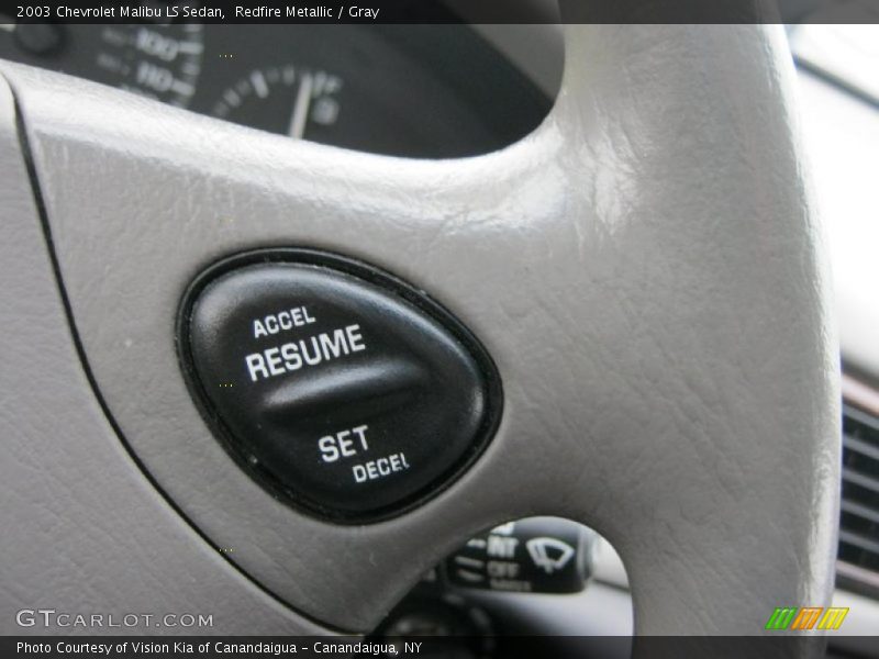Redfire Metallic / Gray 2003 Chevrolet Malibu LS Sedan