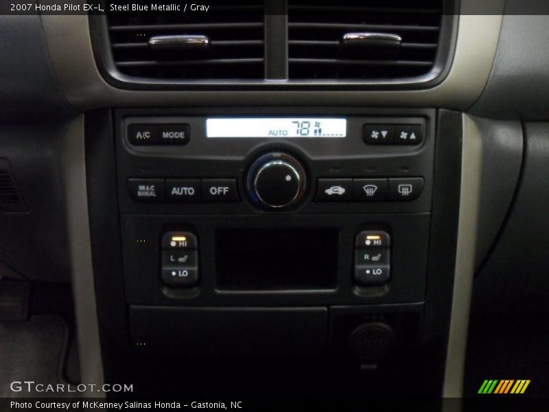 Steel Blue Metallic / Gray 2007 Honda Pilot EX-L