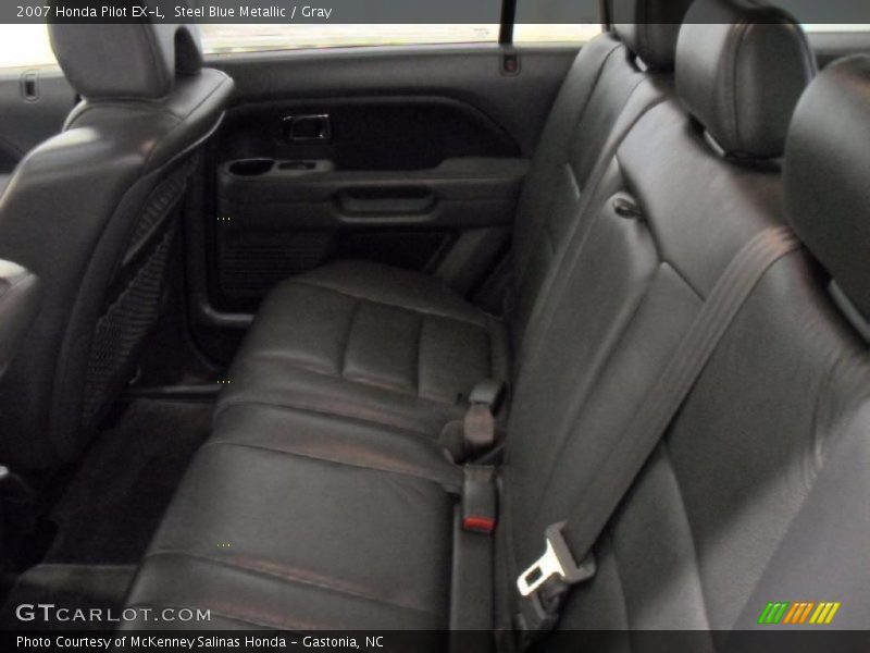 Steel Blue Metallic / Gray 2007 Honda Pilot EX-L