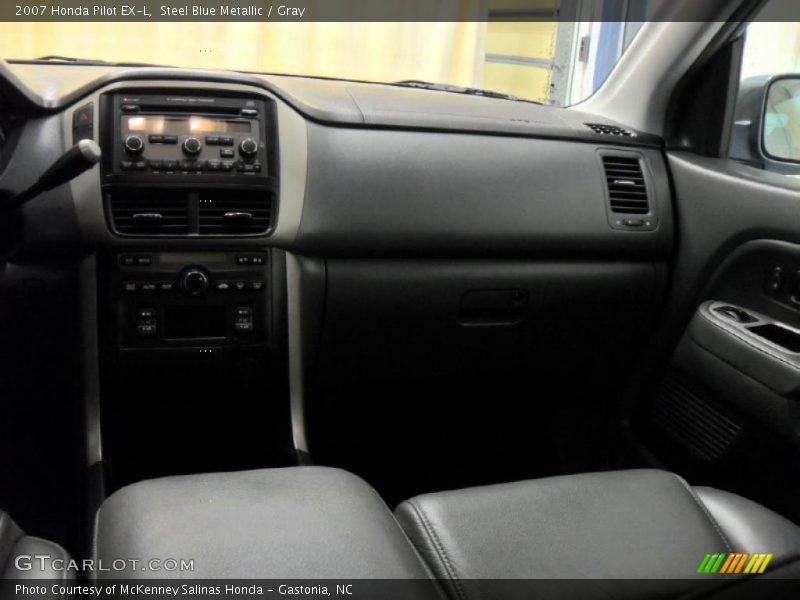 Steel Blue Metallic / Gray 2007 Honda Pilot EX-L