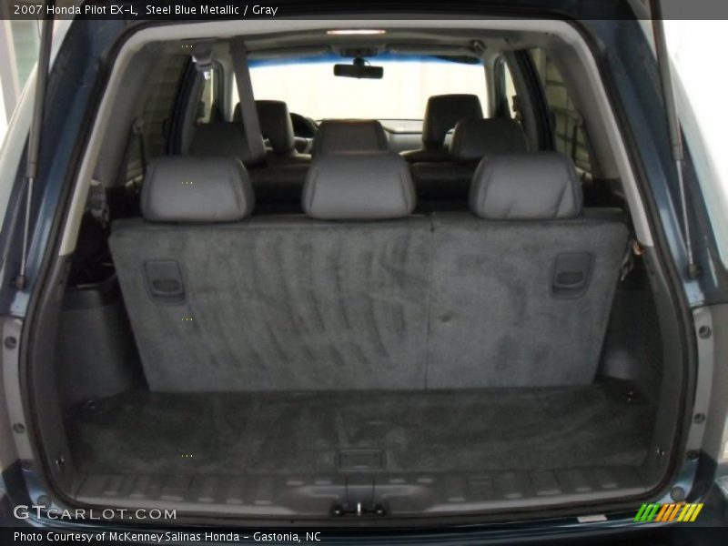 Steel Blue Metallic / Gray 2007 Honda Pilot EX-L