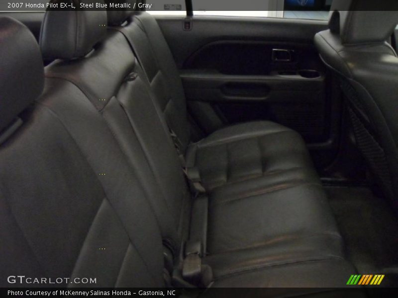 Steel Blue Metallic / Gray 2007 Honda Pilot EX-L