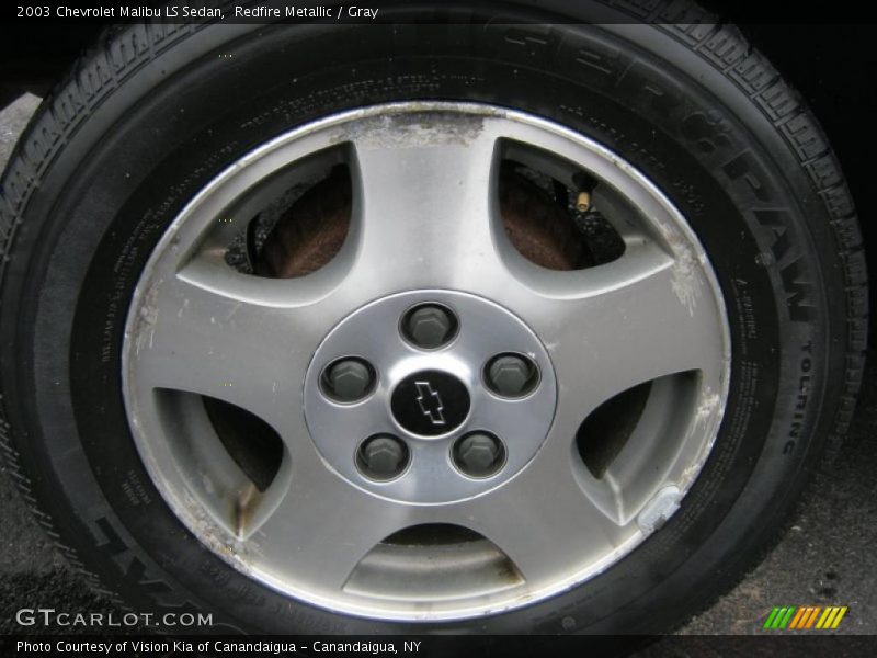 Redfire Metallic / Gray 2003 Chevrolet Malibu LS Sedan