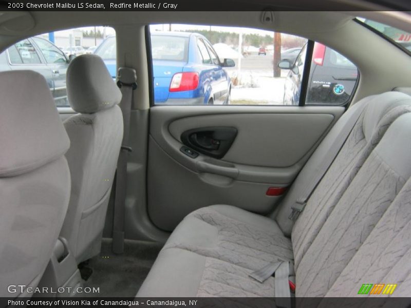Redfire Metallic / Gray 2003 Chevrolet Malibu LS Sedan