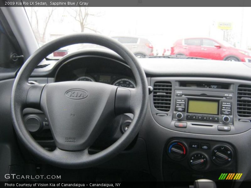 Dashboard of 2009 Rio LX Sedan