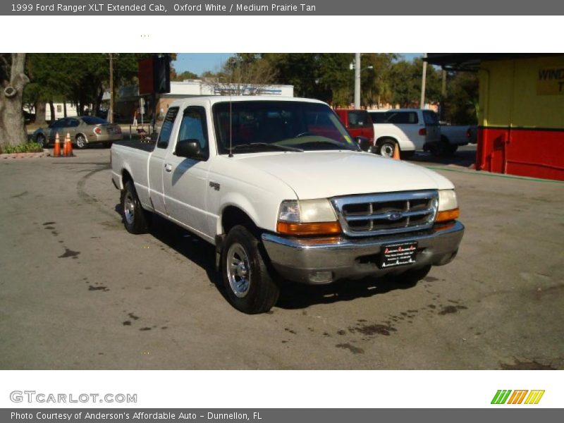 Oxford White / Medium Prairie Tan 1999 Ford Ranger XLT Extended Cab