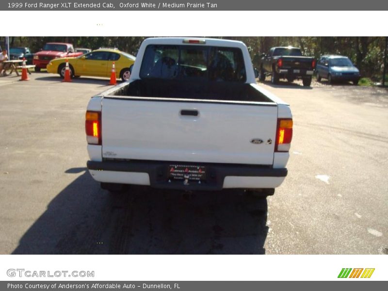 Oxford White / Medium Prairie Tan 1999 Ford Ranger XLT Extended Cab