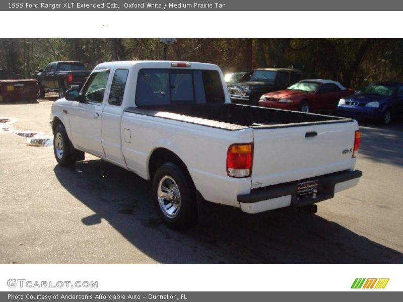 Oxford White / Medium Prairie Tan 1999 Ford Ranger XLT Extended Cab