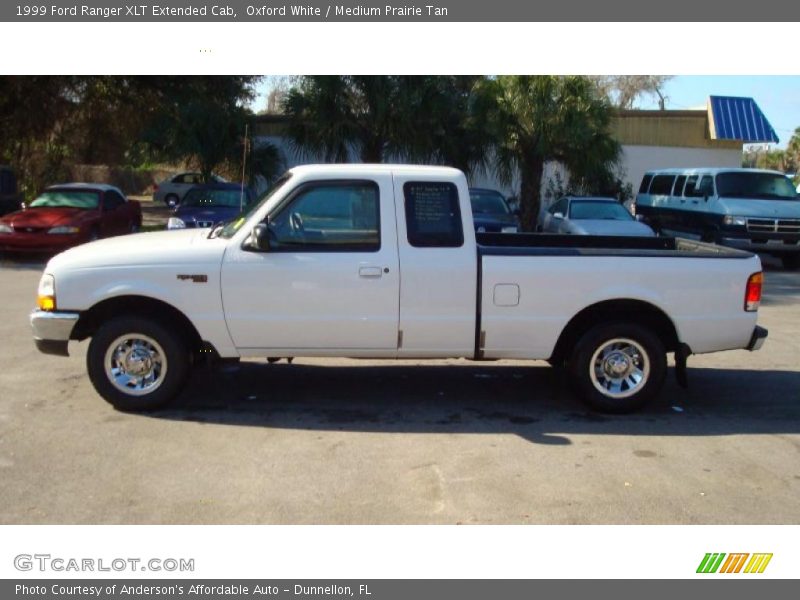 Oxford White / Medium Prairie Tan 1999 Ford Ranger XLT Extended Cab