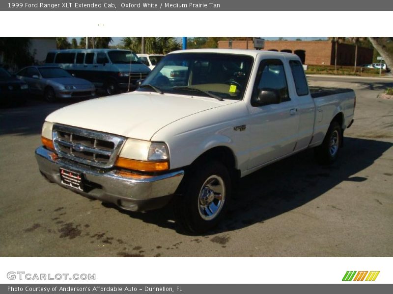 Oxford White / Medium Prairie Tan 1999 Ford Ranger XLT Extended Cab