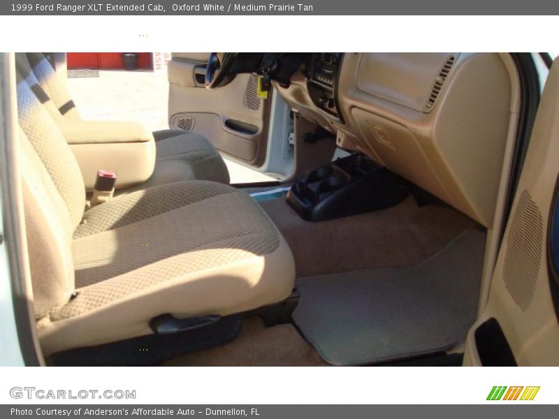 Oxford White / Medium Prairie Tan 1999 Ford Ranger XLT Extended Cab