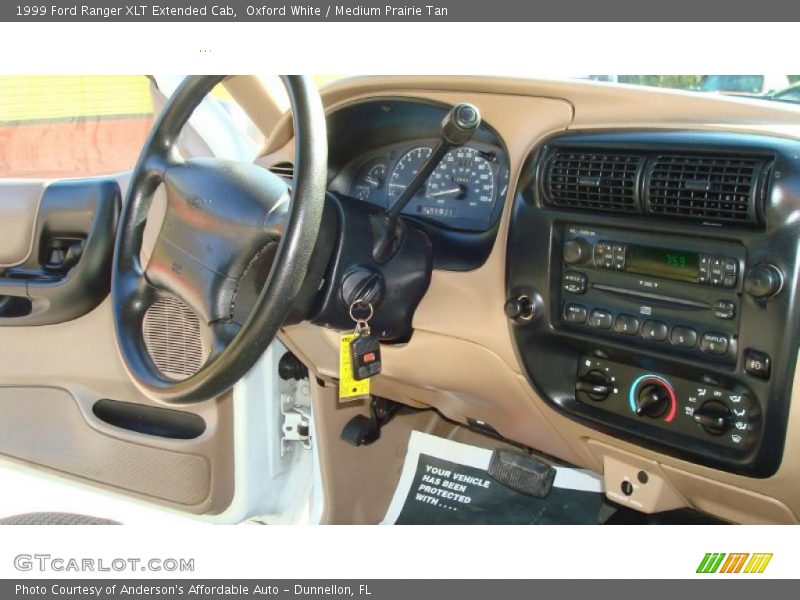 Controls of 1999 Ranger XLT Extended Cab