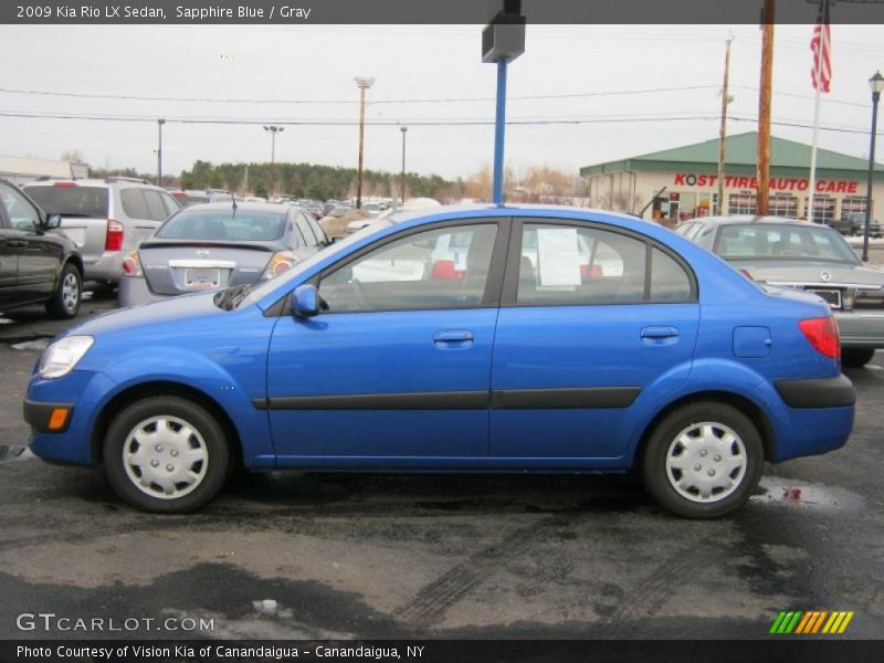  2009 Rio LX Sedan Sapphire Blue