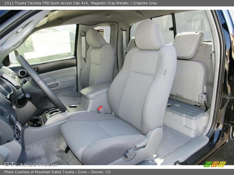  2011 Tacoma TRD Sport Access Cab 4x4 Graphite Gray Interior