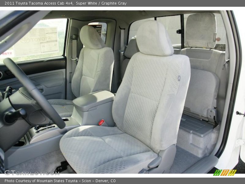 Super White / Graphite Gray 2011 Toyota Tacoma Access Cab 4x4