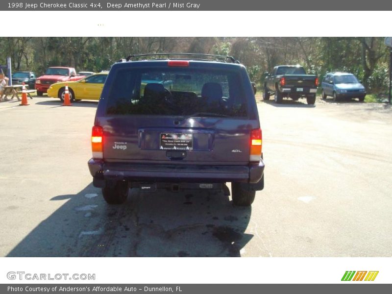 Deep Amethyst Pearl / Mist Gray 1998 Jeep Cherokee Classic 4x4