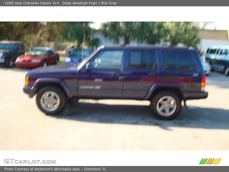 Deep Amethyst Pearl / Mist Gray 1998 Jeep Cherokee Classic 4x4