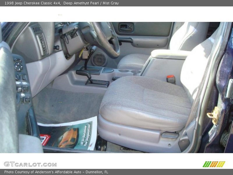 Deep Amethyst Pearl / Mist Gray 1998 Jeep Cherokee Classic 4x4