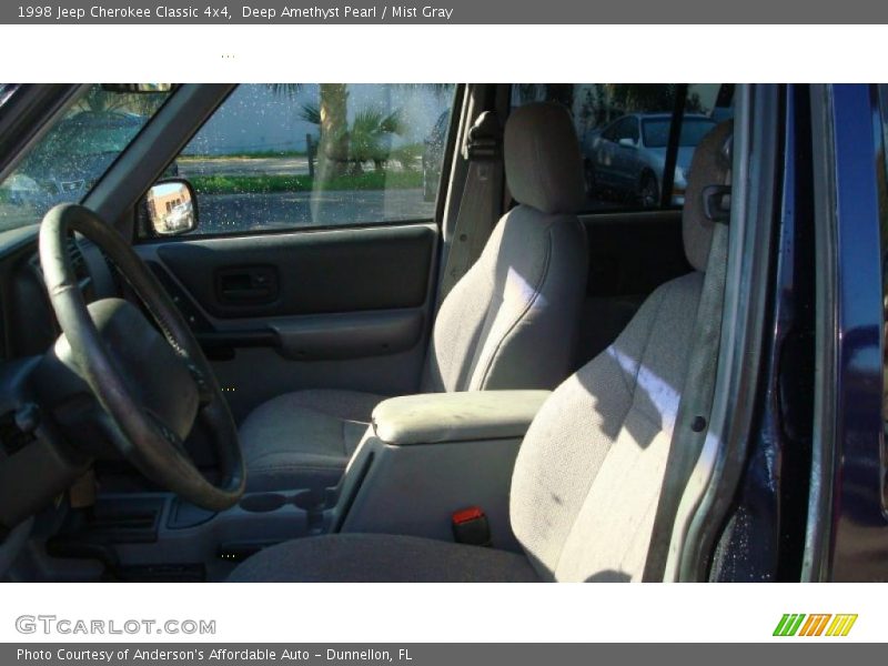 Deep Amethyst Pearl / Mist Gray 1998 Jeep Cherokee Classic 4x4
