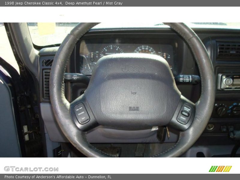 Deep Amethyst Pearl / Mist Gray 1998 Jeep Cherokee Classic 4x4