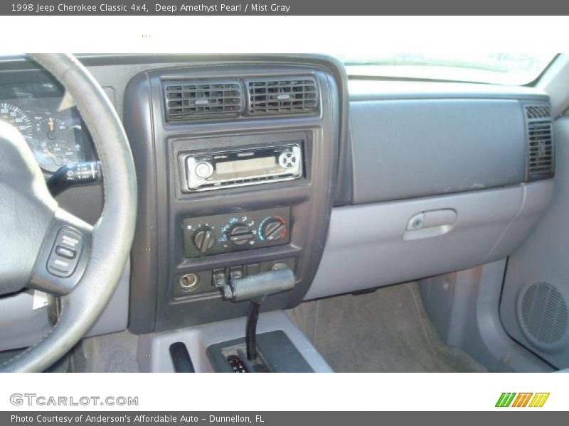 Deep Amethyst Pearl / Mist Gray 1998 Jeep Cherokee Classic 4x4