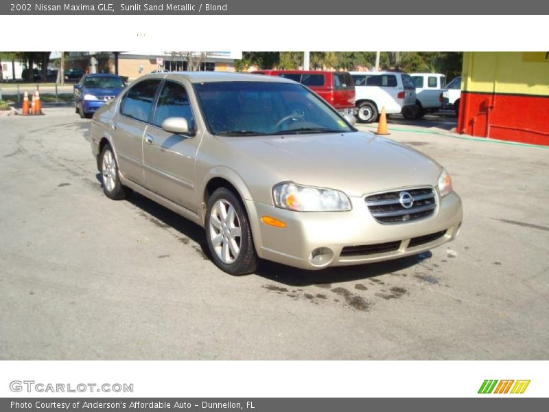Sunlit Sand Metallic / Blond 2002 Nissan Maxima GLE