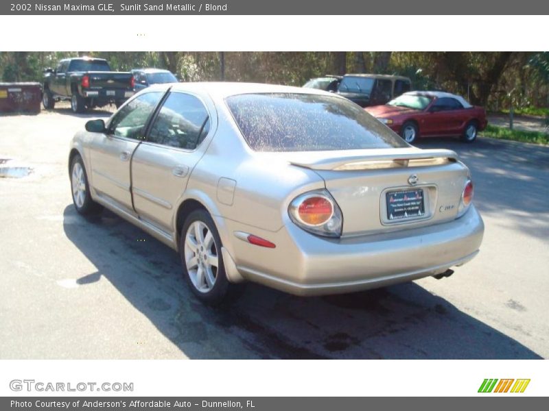 Sunlit Sand Metallic / Blond 2002 Nissan Maxima GLE