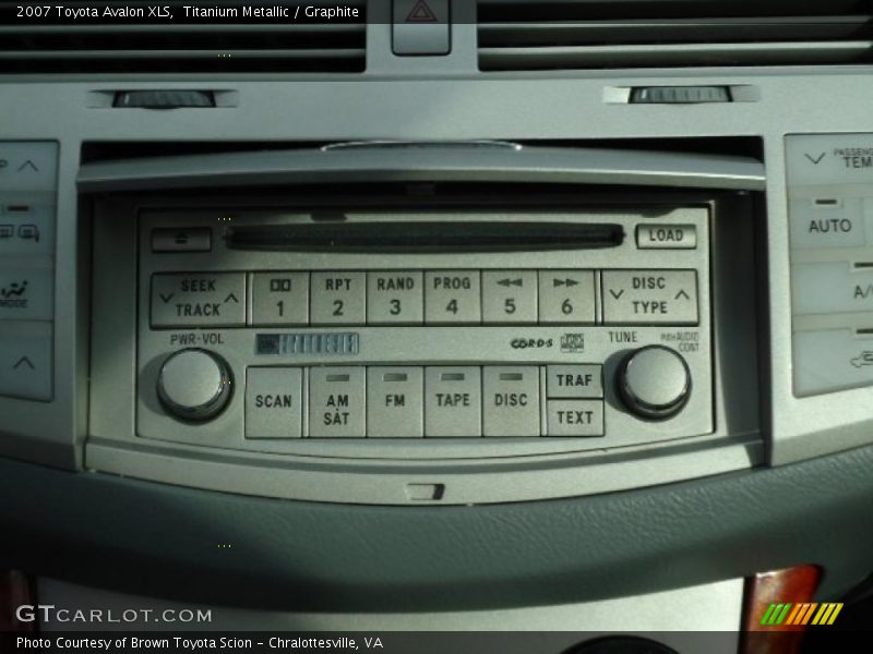 Titanium Metallic / Graphite 2007 Toyota Avalon XLS