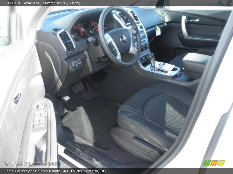 Summit White / Ebony 2011 GMC Acadia SL