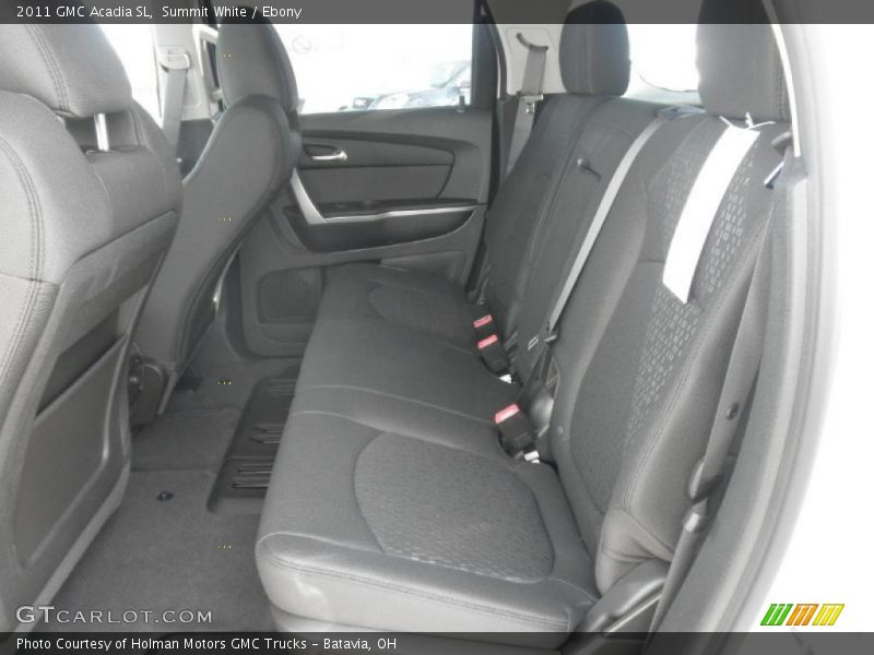 Summit White / Ebony 2011 GMC Acadia SL