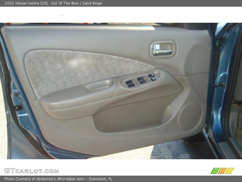 Out Of The Blue / Sand Beige 2002 Nissan Sentra GXE