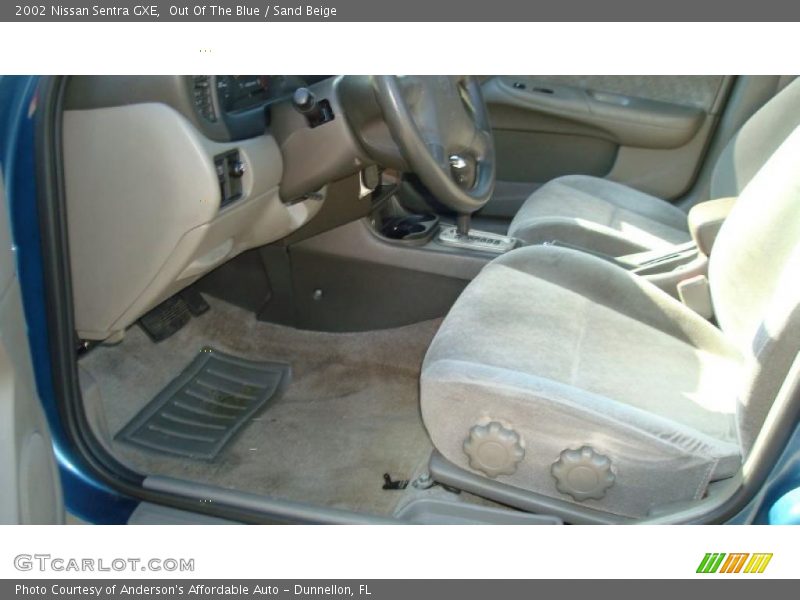 Out Of The Blue / Sand Beige 2002 Nissan Sentra GXE