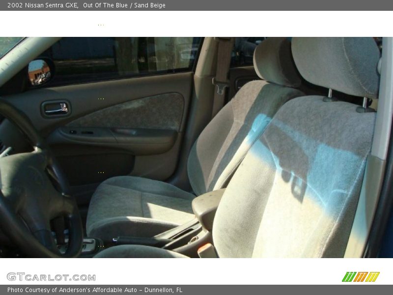 Out Of The Blue / Sand Beige 2002 Nissan Sentra GXE