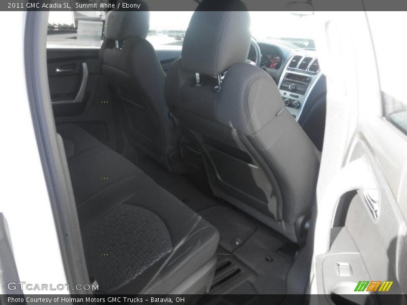 Summit White / Ebony 2011 GMC Acadia SL