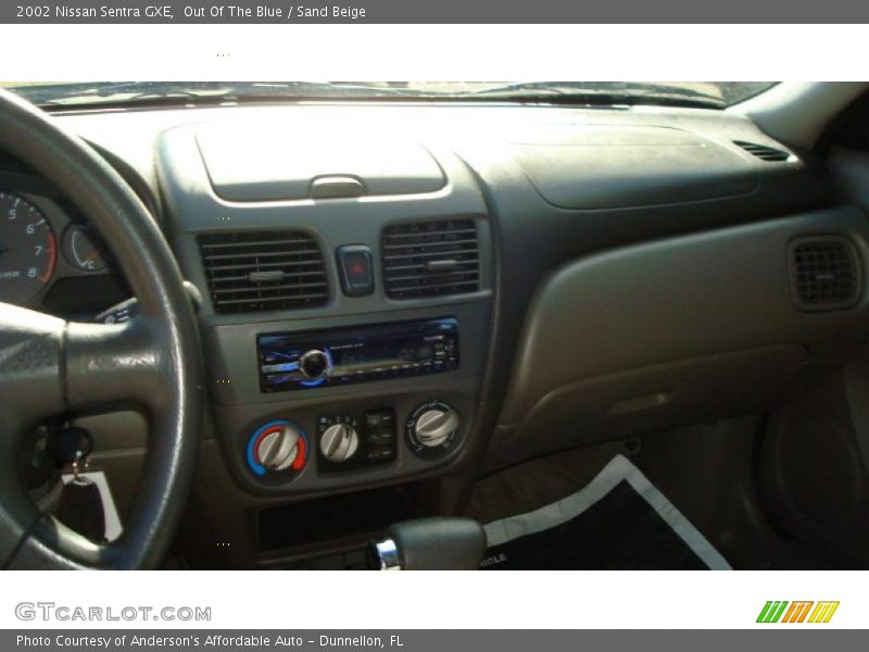 Out Of The Blue / Sand Beige 2002 Nissan Sentra GXE