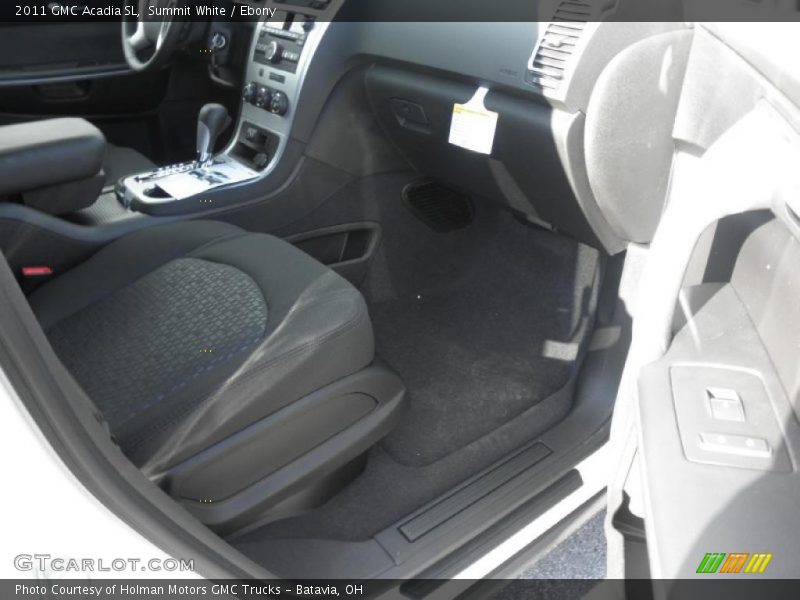 Summit White / Ebony 2011 GMC Acadia SL