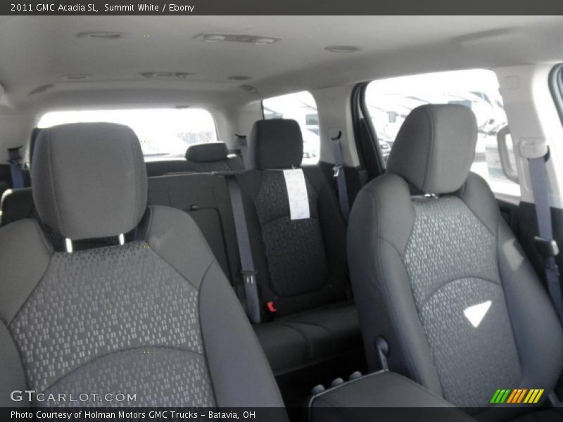 Summit White / Ebony 2011 GMC Acadia SL