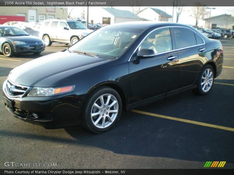 Nighthawk Black Pearl / Parchment 2006 Acura TSX Sedan