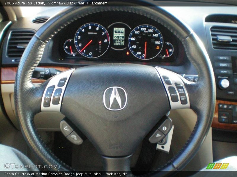 Nighthawk Black Pearl / Parchment 2006 Acura TSX Sedan