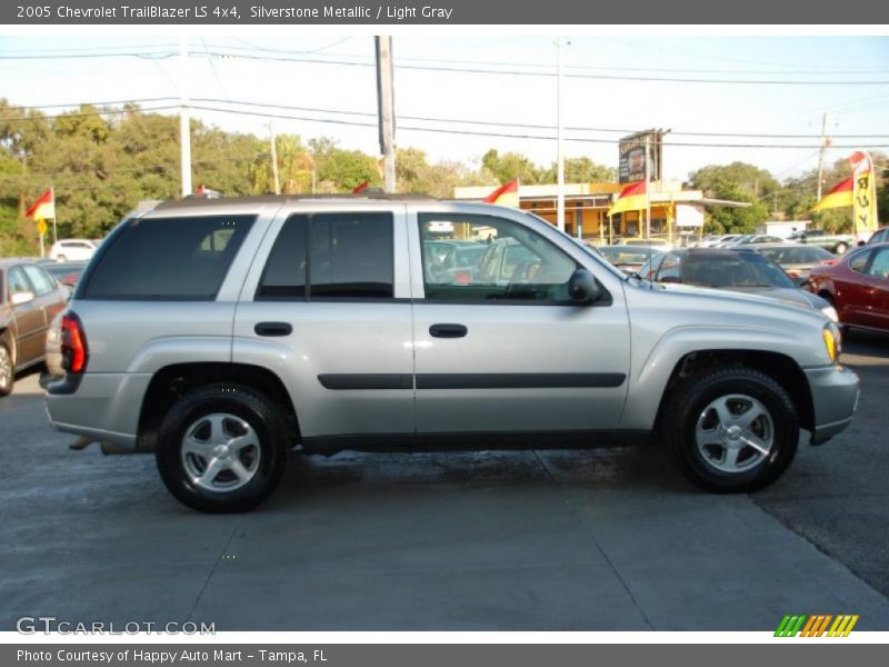 Silverstone Metallic / Light Gray 2005 Chevrolet TrailBlazer LS 4x4