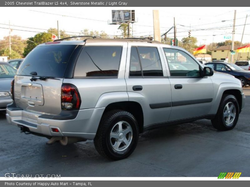 Silverstone Metallic / Light Gray 2005 Chevrolet TrailBlazer LS 4x4