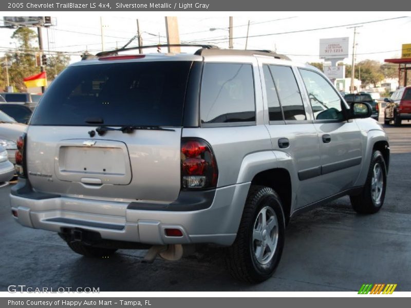 Silverstone Metallic / Light Gray 2005 Chevrolet TrailBlazer LS 4x4