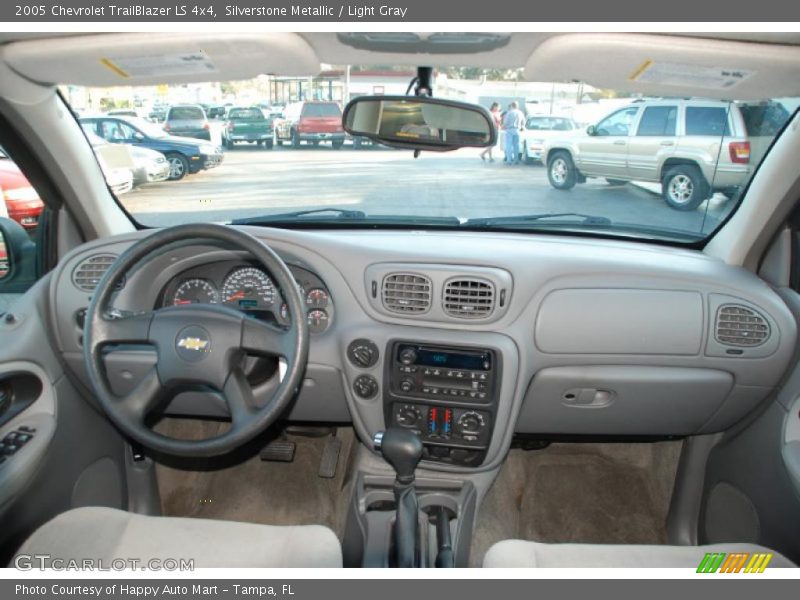 Silverstone Metallic / Light Gray 2005 Chevrolet TrailBlazer LS 4x4