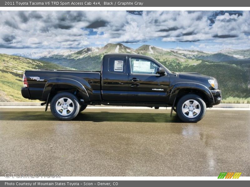  2011 Tacoma V6 TRD Sport Access Cab 4x4 Black