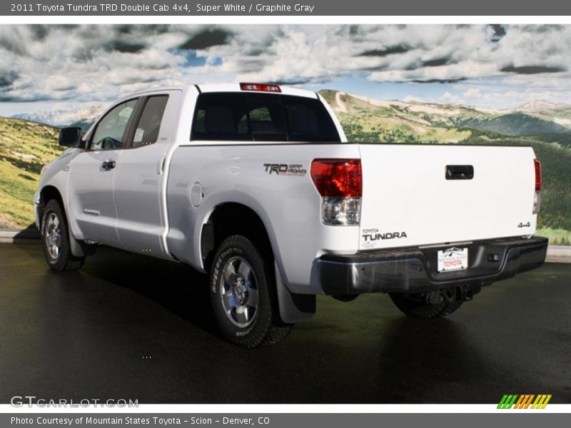 Super White / Graphite Gray 2011 Toyota Tundra TRD Double Cab 4x4