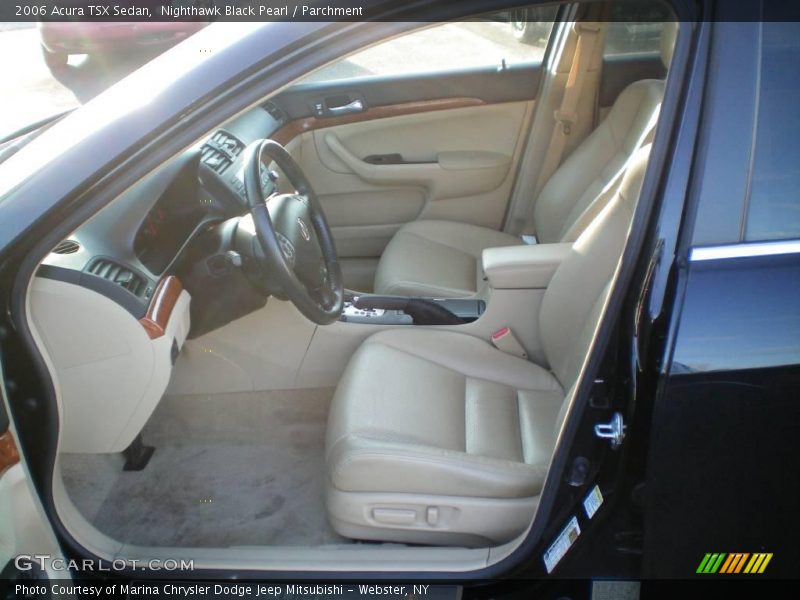 Nighthawk Black Pearl / Parchment 2006 Acura TSX Sedan