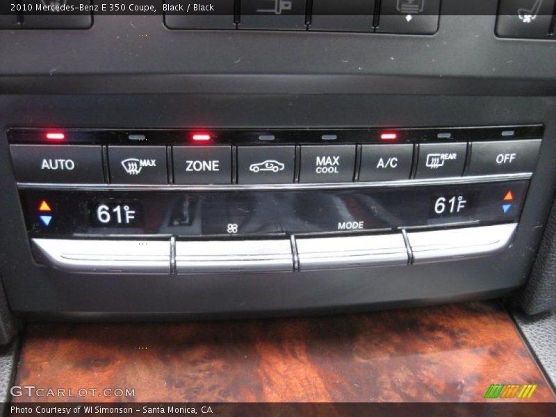 Black / Black 2010 Mercedes-Benz E 350 Coupe
