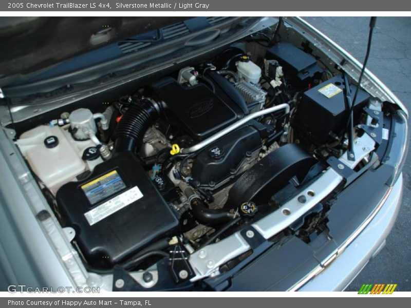 Silverstone Metallic / Light Gray 2005 Chevrolet TrailBlazer LS 4x4